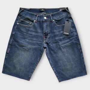True Religion Ricky Relaxed Straight Jean Shorts. Size: 34